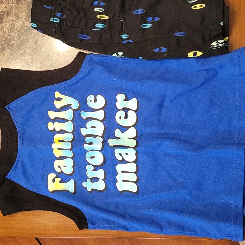 Boys tank outfit